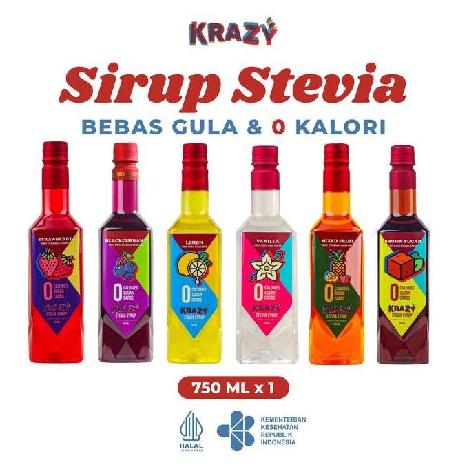 

Krazy Stevia Syrup 0 Kalori 750 Ml | Sirup Cair Untuk Minuman Diabetes Keto