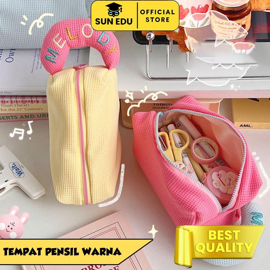

JH8 Makeup travel pouch pastel/ Tempat pensil korean cute aesthetic