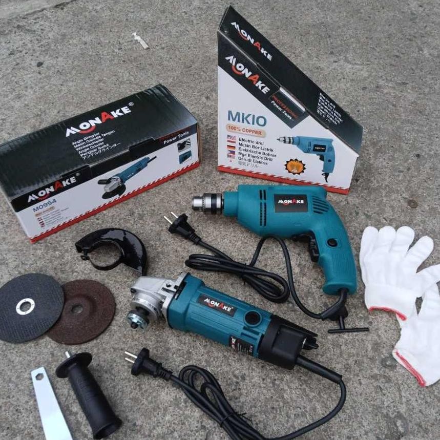 Gh-6 Free Koper  Mesin Bor Listrik 13Mm Bolak Balik Electric Drill Bor Beton Kayu Besi Tembok Bor Li