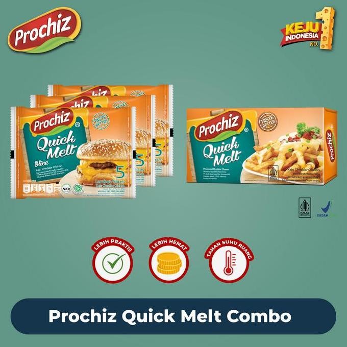 

BARANG TERLARIS Keju PROCHIZ Quick Melt Combo