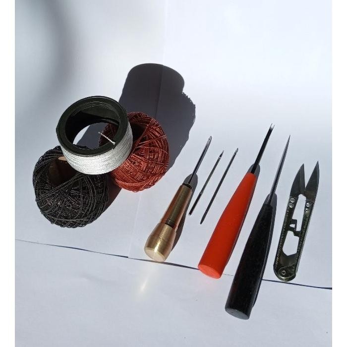 TERMURAH Peralatan Sol Sepatu Sandal Jarum Kuningan Bongkar Pasang 3 Varian Jarum Berbeda Alat Jahit