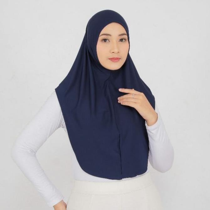 AirFit - Jersey Zoya Hijab Bergo Instan Jilbab Sport Kerudung Outfit Olahraga Panjang Lembut PS