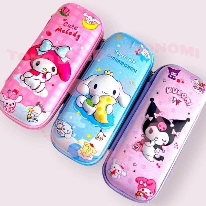 

Kotak Pensil Anak Perempuan Motif Karakter 3D Timbul Emboss Pencil Box AS