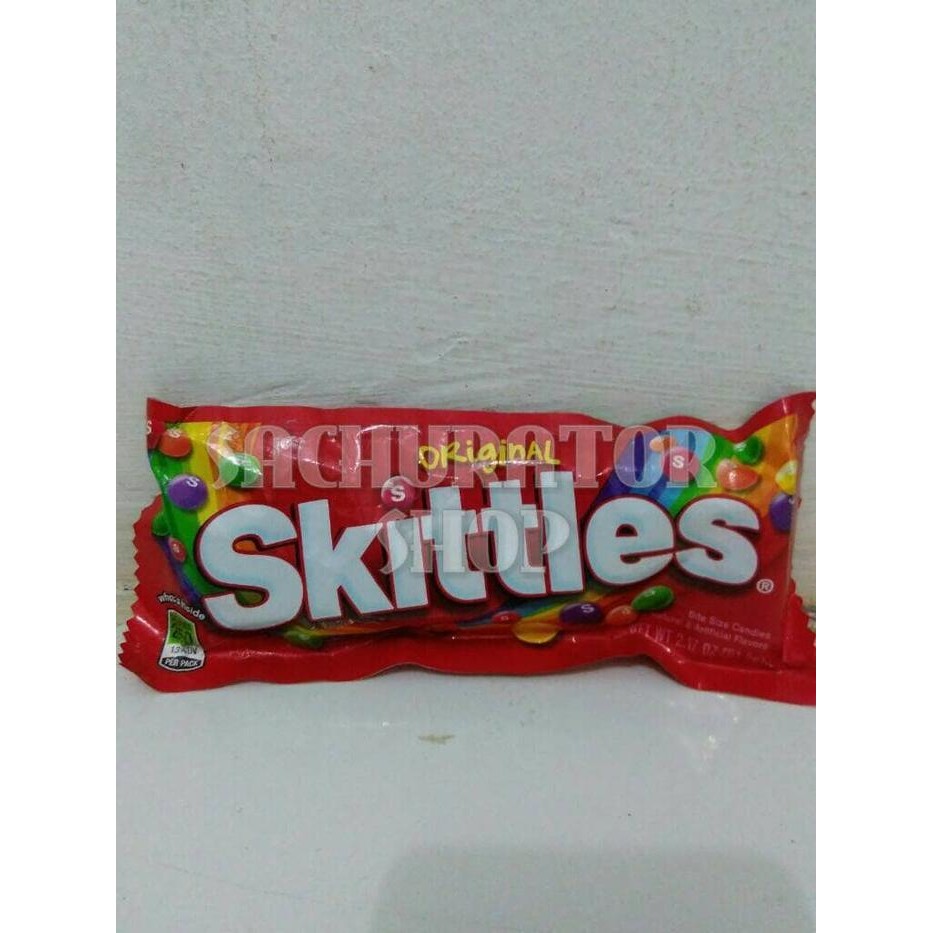 

Permen Skittle Skittles Candy Original 61,5 Gr Gratis Ongkir