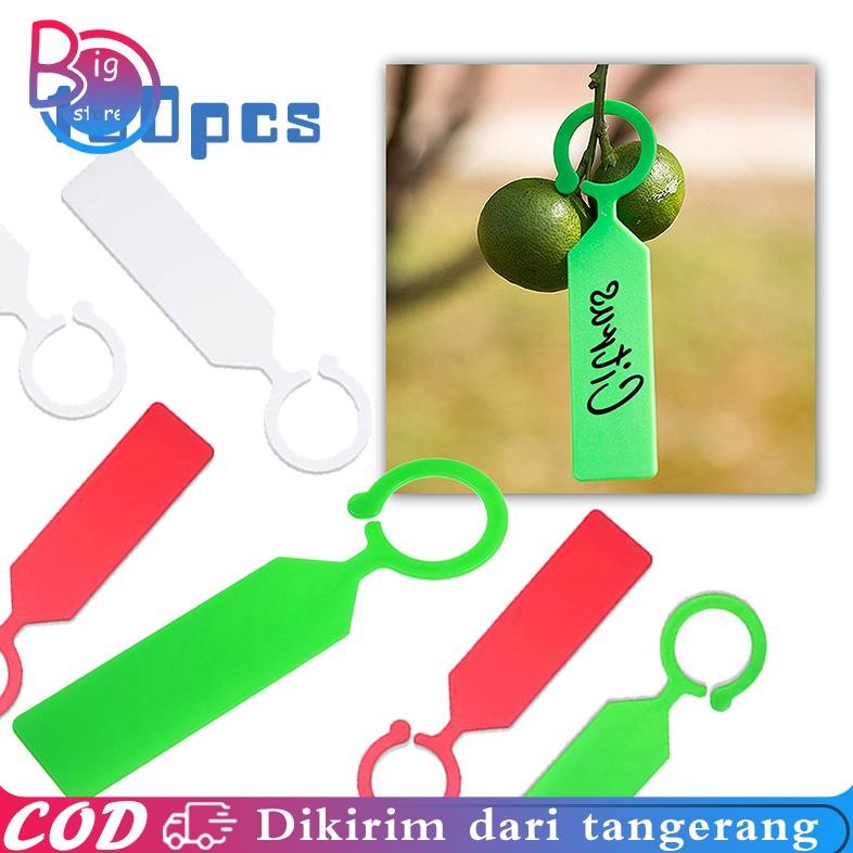

JH8 100pcs Label Tanaman Tanaman Nkt Waterproof Tag Tanaman Warna Label Tanaman Tancap