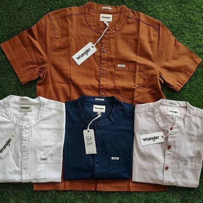 Wrangler Kemeja Koko Regular Edgar Original