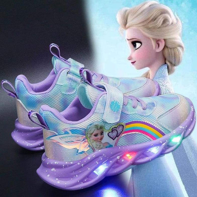 

JH8 MOSBO Sepatu Anak Perempuan Sekolah Sneakers Priness Frozen Emilia Import Sport Termurah