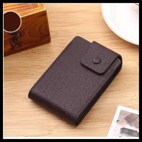 

Terlaris Dompet Kartu Kredit Vertical Leather Credit Card Holder Wallet Good Quality