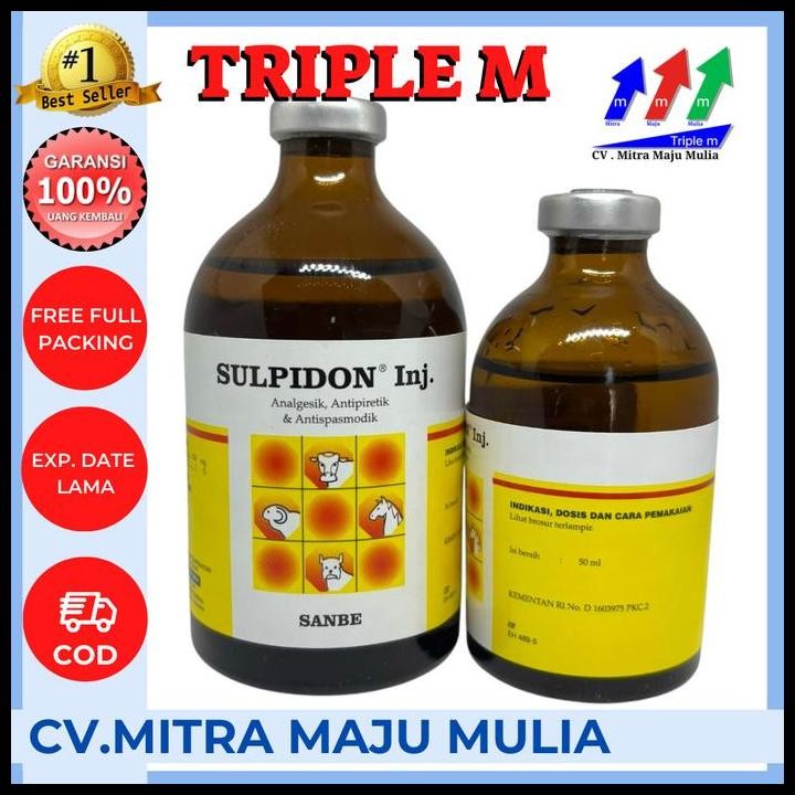 Terlaris Sulpidon 50 Ml & 100 Ml Sanbe - Obat Untuk Ternak Good Quality