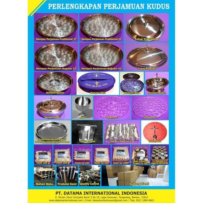 

Hosti Polos 250 gr roti perjamuan kudus gereja kristen katholik murah SS