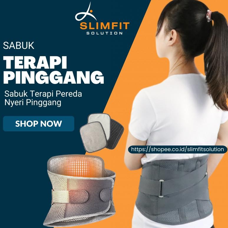 Korset Pinggang Syarat Kejepit Korset Lumbal Syaraf kejepit Alat Terapi Nyeri Pinggang Korset HNP Lu