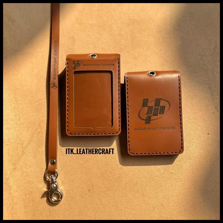 

Terlaris Nametag Id Card Holder Kulit Lanyard Id Card Kulit Good Quality