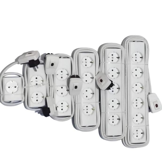 Stop Kontak Broco Kabel Tembaga/Stop Kontak Broco 2 3 4 5 6 Lubang Kabel Kawat Tembaga/Stop Kontak B