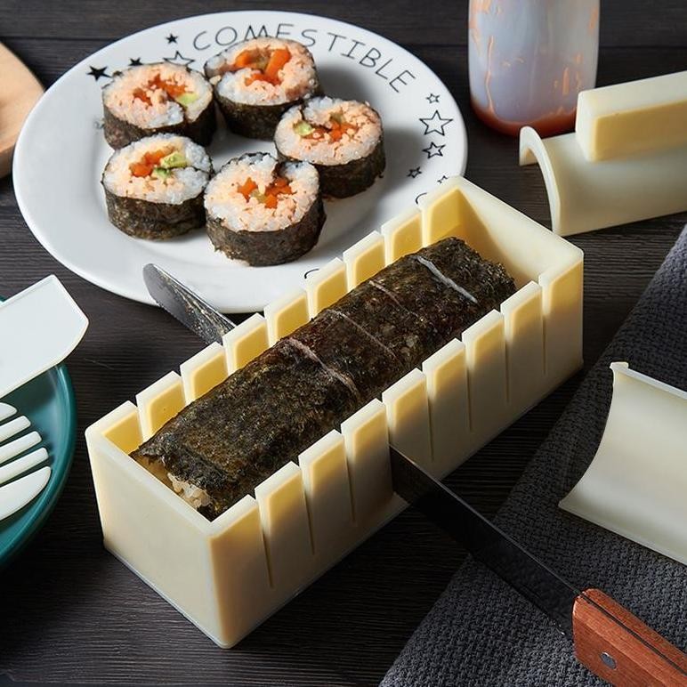 HJK sushi cetakan sushi gulungan sushi cetakan sushi roll sushi yay sushi maker alat pembuat bakso a