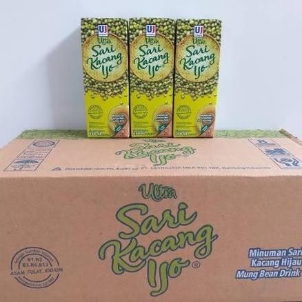 

Ultra Sari Kacang Hijau / Kacang Ijo 250 Ml 1 Dus