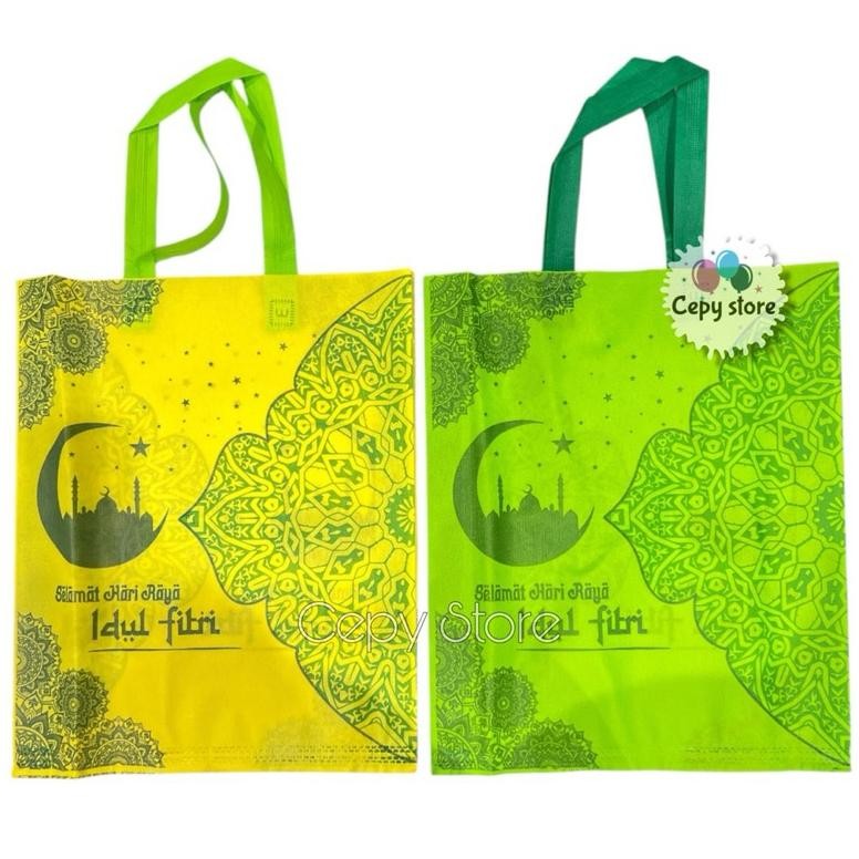 

Cod (Isi 12)Tas Souvenir Goodie Bag Kantong Idul Fitri Lebaran Ramadhan L Bas-12