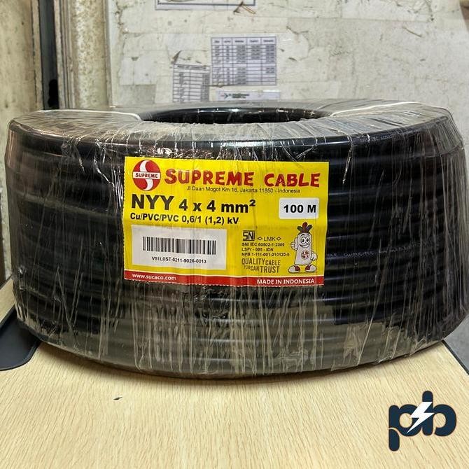 Kabel Nyy 4 X 4 Mm Merk Supreme / Kabel Nyy 4 X 4Mm Supreme