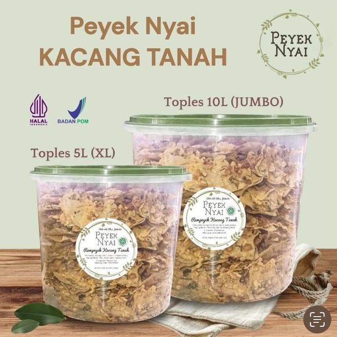 

Rempeyek Peyek Nyai Kacang (Xl)