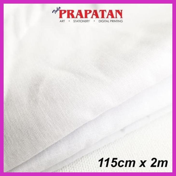 

( SEKOLAH / LUKIS ) PROMO KAIN MORI PUTIH UNTUK BATIK (115 X 200CM) (SENI / MENGGAMBAR / ART / KERAJINAN ) PACKING AMAN