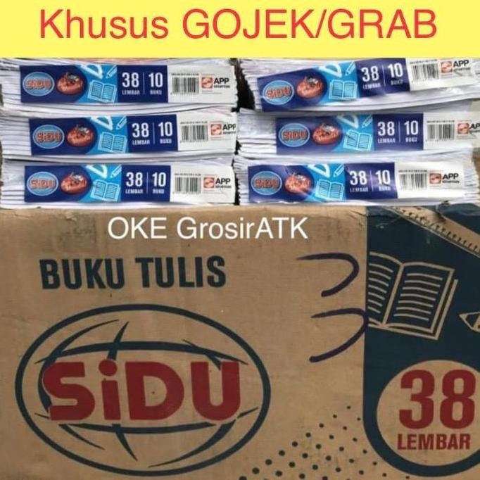 

Buku Tulis Sidu 38 Lembar (Khusus Gojek/Grab)