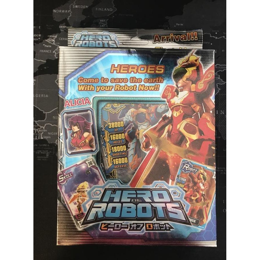 Kartu HERO of ROBOTS ver.1 isi 20 kartu (harga/box) Rare Original