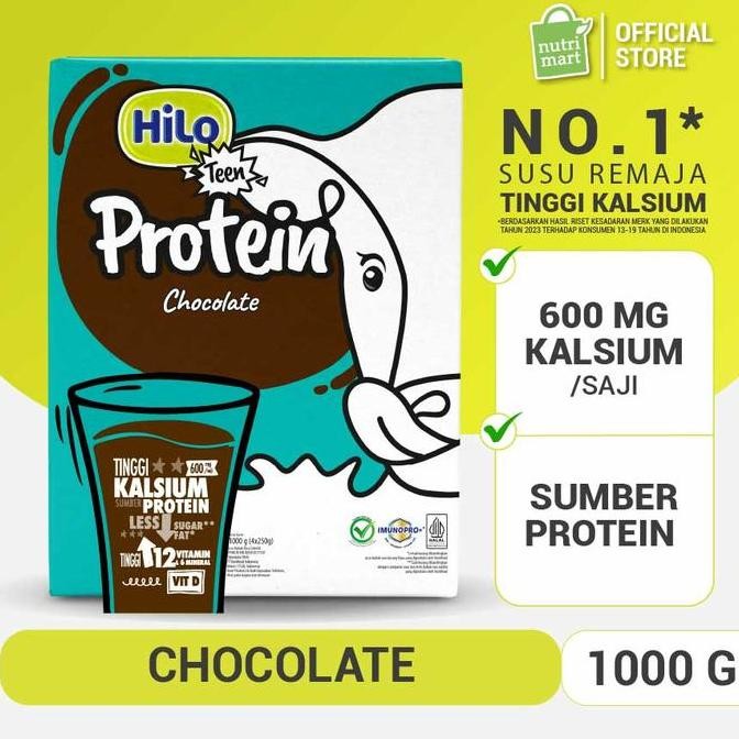 

Hilo Teen Chocolate 1000Gr - Susu Tinggi Kalsium