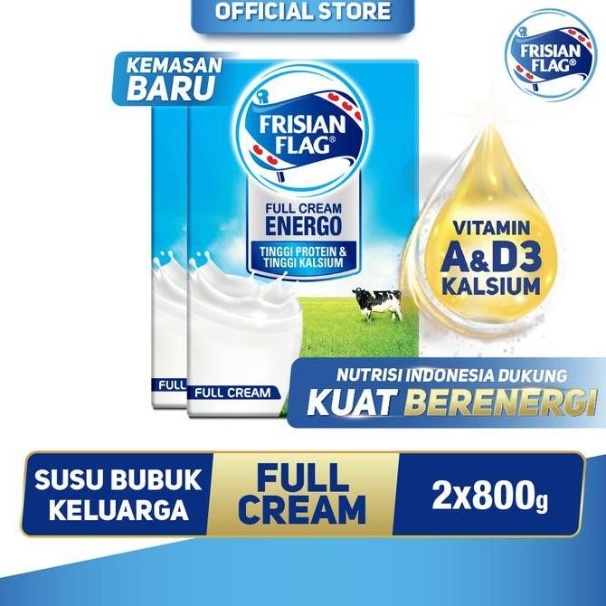 

Frisian Flag Full Cream Energo Susu Bubuk 800G [2 Pcs]