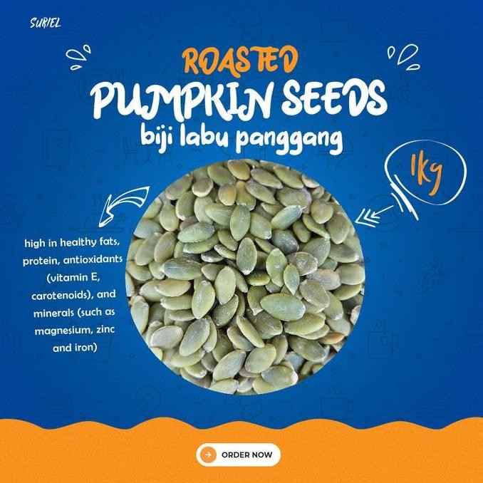 

Pumpkin Seed Roasted / Biji Labu Panggang 1 Kg