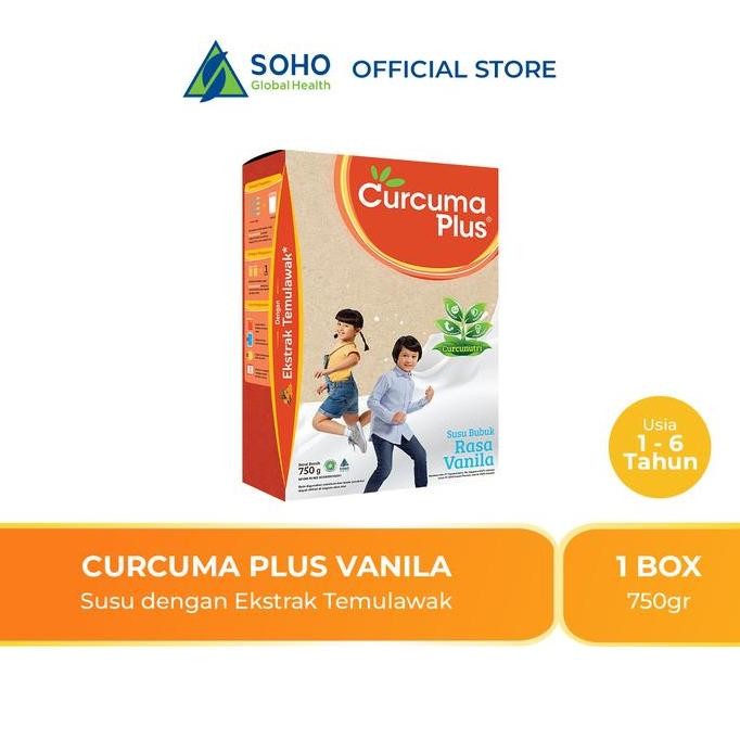 

Curcuma Plus Susu Bubuk Temulawak Tumbuh Kembang Anak - Vanilla 750Gr