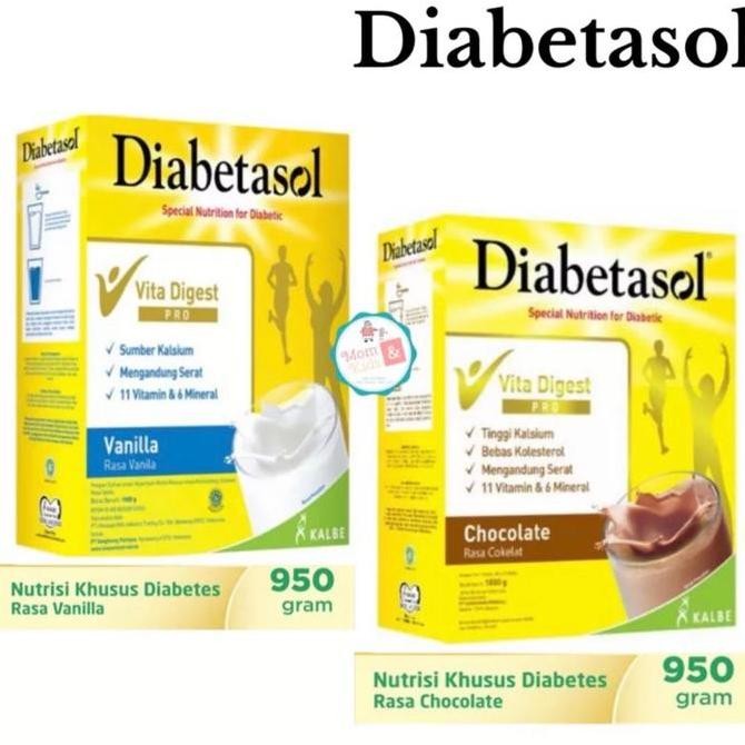 

Diabetasol Vanila & Coklat 950Gr | Diabetasol 950 Gr