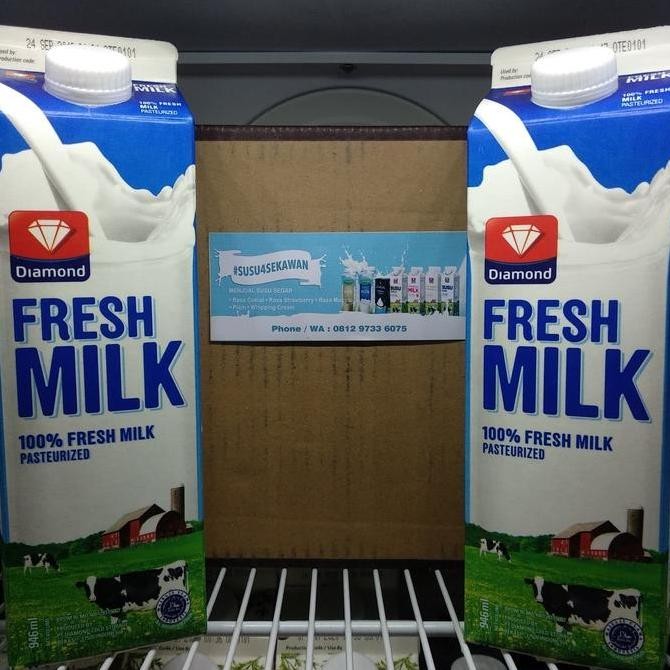 

Susu Fresh Milk Diamond Plain 946Ml