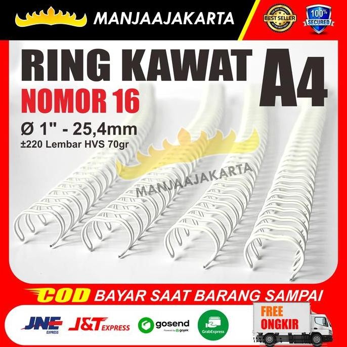 

Kawat Spiral Agenda A4 Ukuran 1 In No 16 Ring Kawat Jilid Spiral Buku