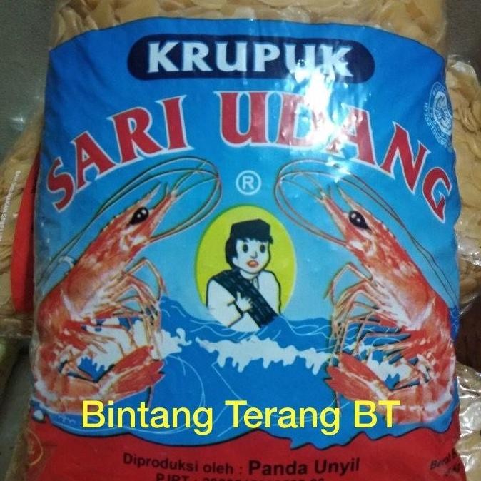 

Kerupuk Sari Udang Panda Unyil Utk Gado2/Ketoprak/Bubur 1 Bal/Ball 5Kg