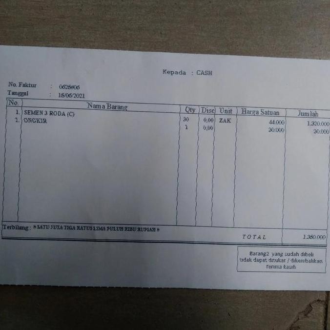 

Pesanan Khusus Pak Herman