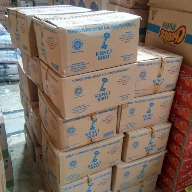 

Terigu Kunci Biru 1 Karton