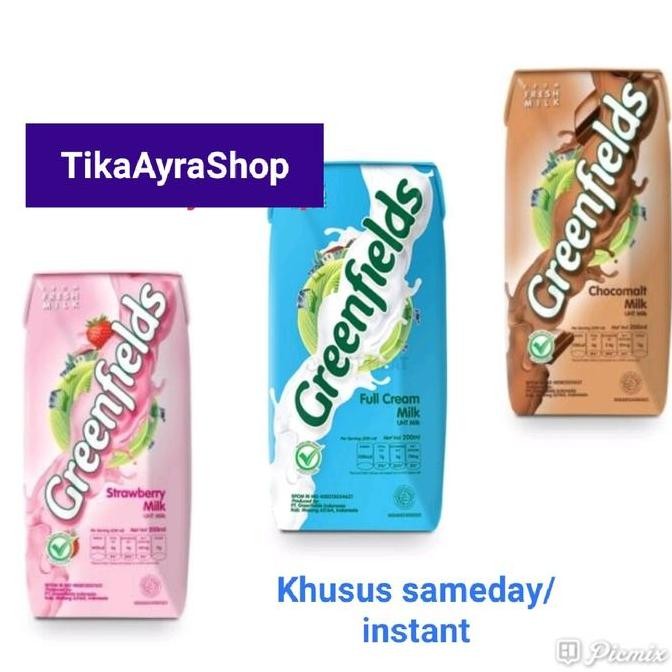 

Greenfields Uht 200Ml Isi 24 Pcs
