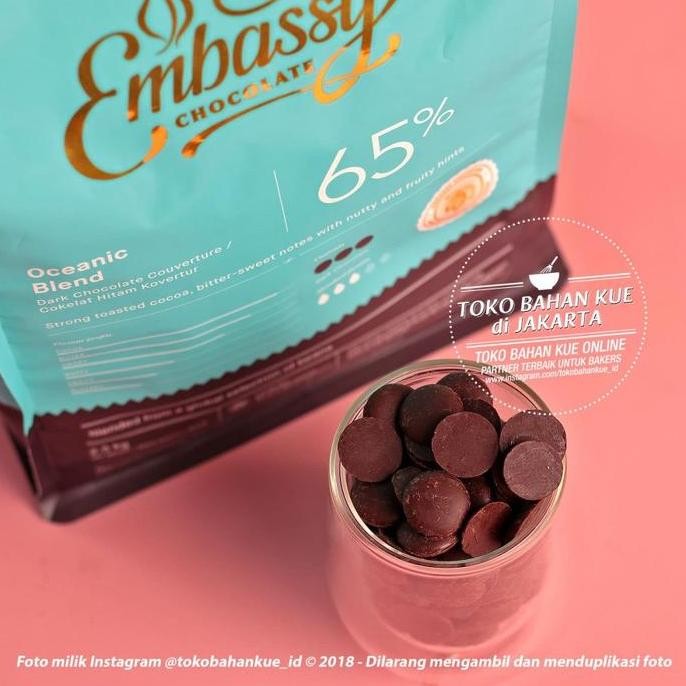 

Cokelat Kancing Tulip Easy Melt Dark Aura Easimelt Chocolate 500Gr