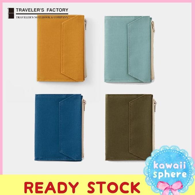 

Travelers Notebook Passport Size Papercloth Zipper | Paper Cloth Insert | Ready Stock