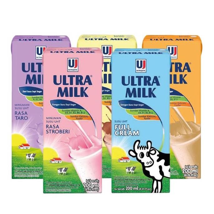 

Susu Ultra Milk Uht 200Ml Per Karton Isi 24Pcs