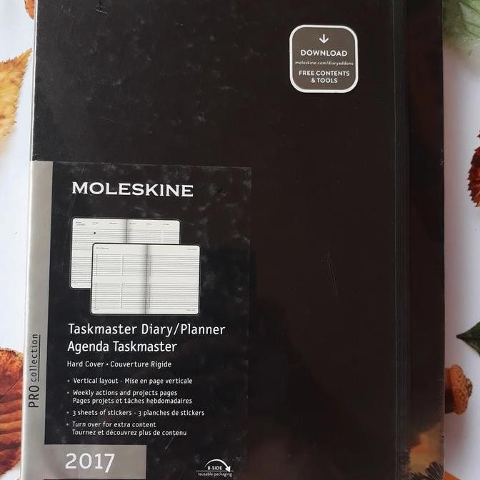 

Moleskine Taskmaster Notebook Diary Planner Agenda Jurnal Journal 2017