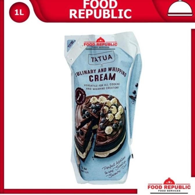 

Tatua Culinary Dan Whipping Cream 1 Ltr Import New Zealand Best Seller