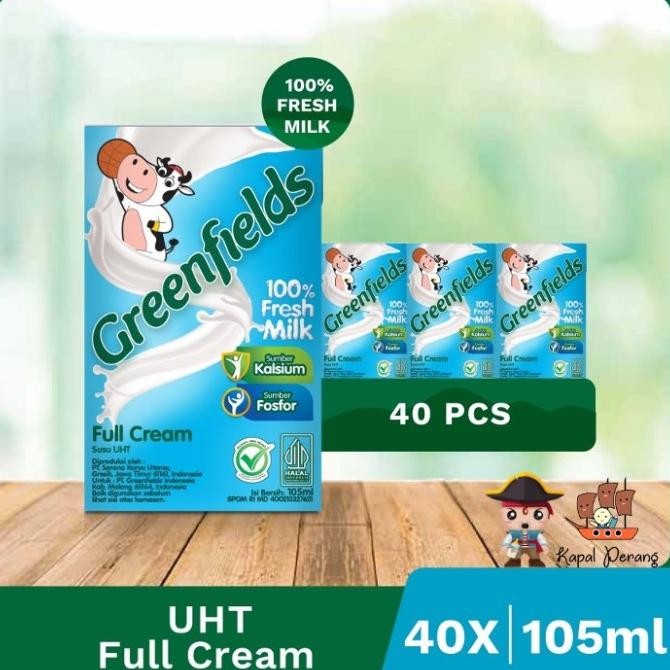 

Greenfields Uht Full Cream 105 Ml X 1 Karton
