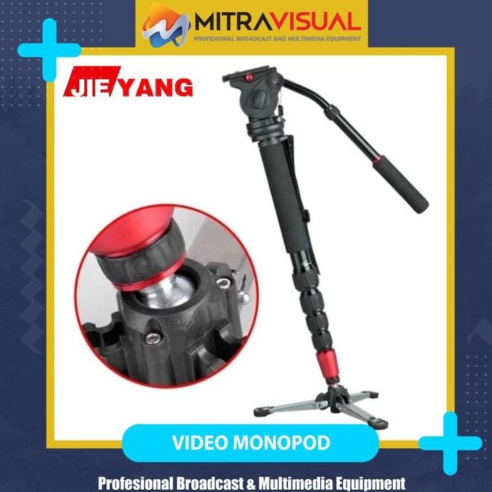 Jieyang Profesional Video Monopod Jy0506A Replika Manfrotto Co