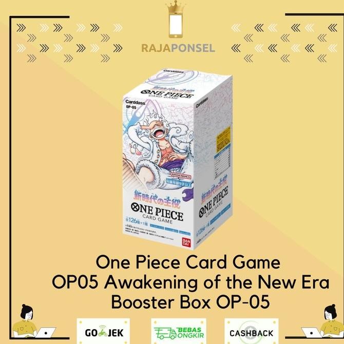 Yuhh One Piece Card Game - OP05 Awakening of the New Era Booster Box OP-05 Rare Original