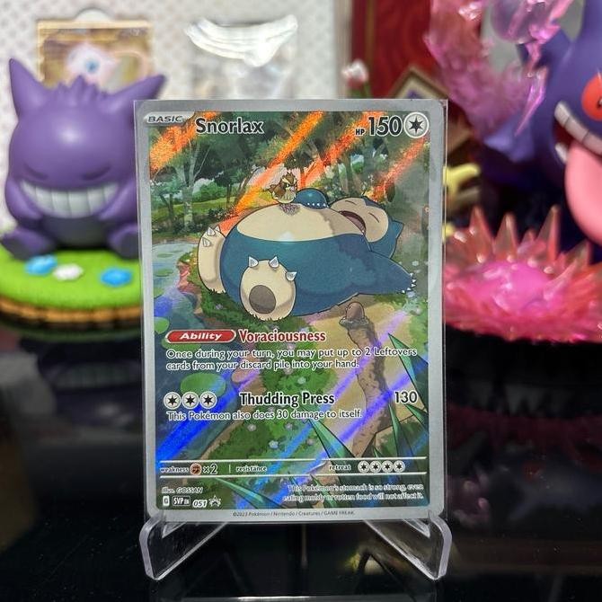 Snorlax 51 Promo Pokemon 151 English Pokemon Card TCG Rare Original