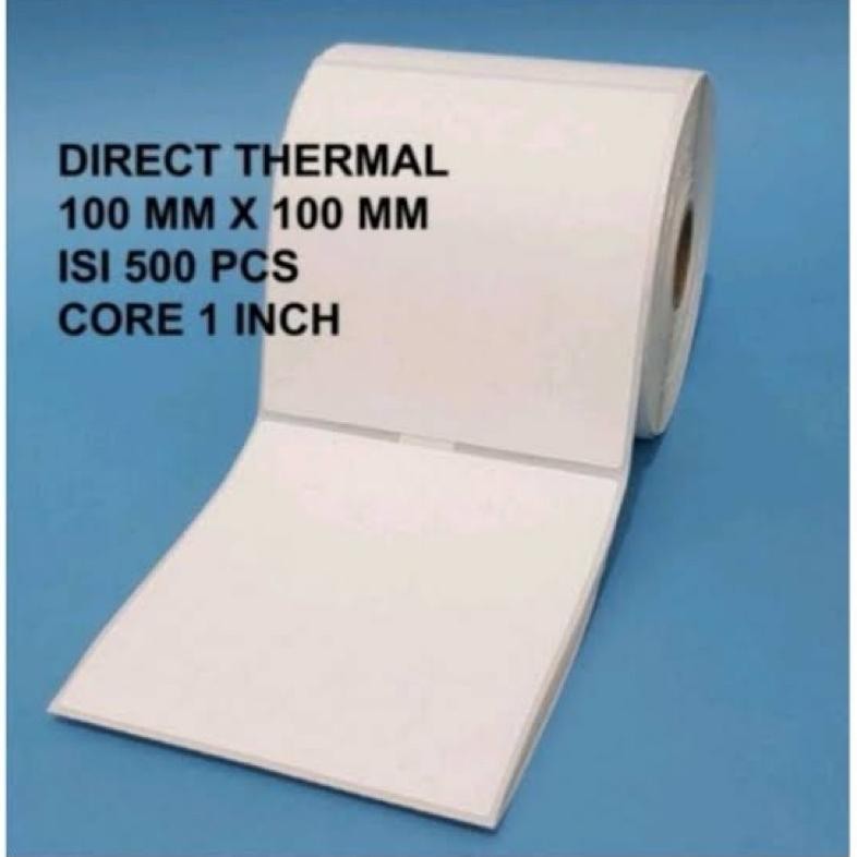 

JH8 Kertas Thermal 100 x 100 isi 500| Label Thermal 100 x 100 | Label Resi isi 500