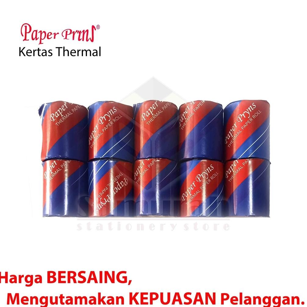 

JH8 Kertas Thermal PaperPryns 58 x 30 mm EDC / Struk Kasir Roll Kecil 58x30 Paper Prins / Kertas Rol Print Mobile Termal 58/30