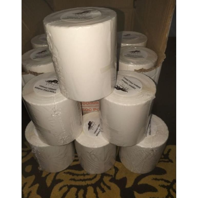 

JH8 1DUS (24ROLL) STIKER THERMAL 100X100 ISI 500PCS/ROLL