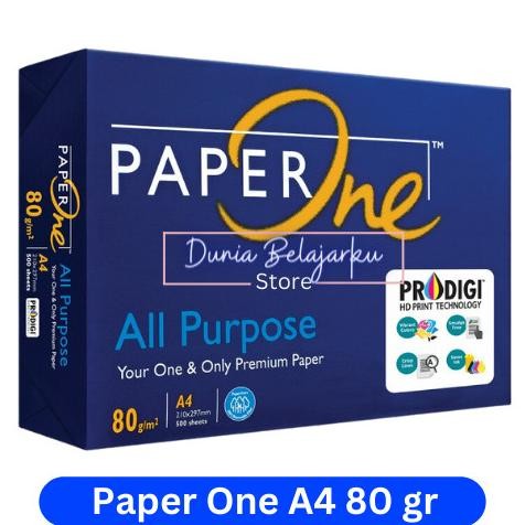 

JH8 Kertas HVS Paper One A4 80 gram / Paperone A4 80gr / 1 RIM 500 Lembar