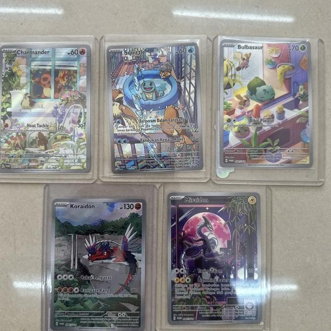 Pokemon Promo harta berkilau set isi 5 Rare Original